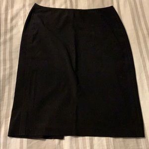 Black pencil skirt